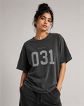 ORGANT 031 Washed Oversized Tee – Graphite