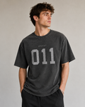 ORGANT 011 Washed Oversized Tee – Graphite