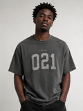 ORGANT 021 Washed Oversized Tee – Graphite