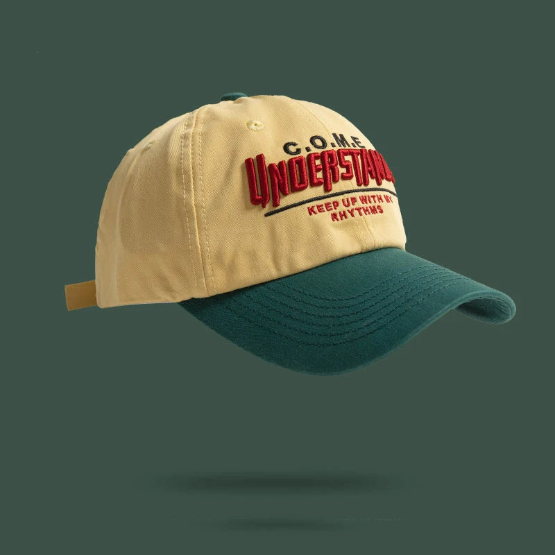 ORGANT VINTAGE Crest Cap – Sand & Forest