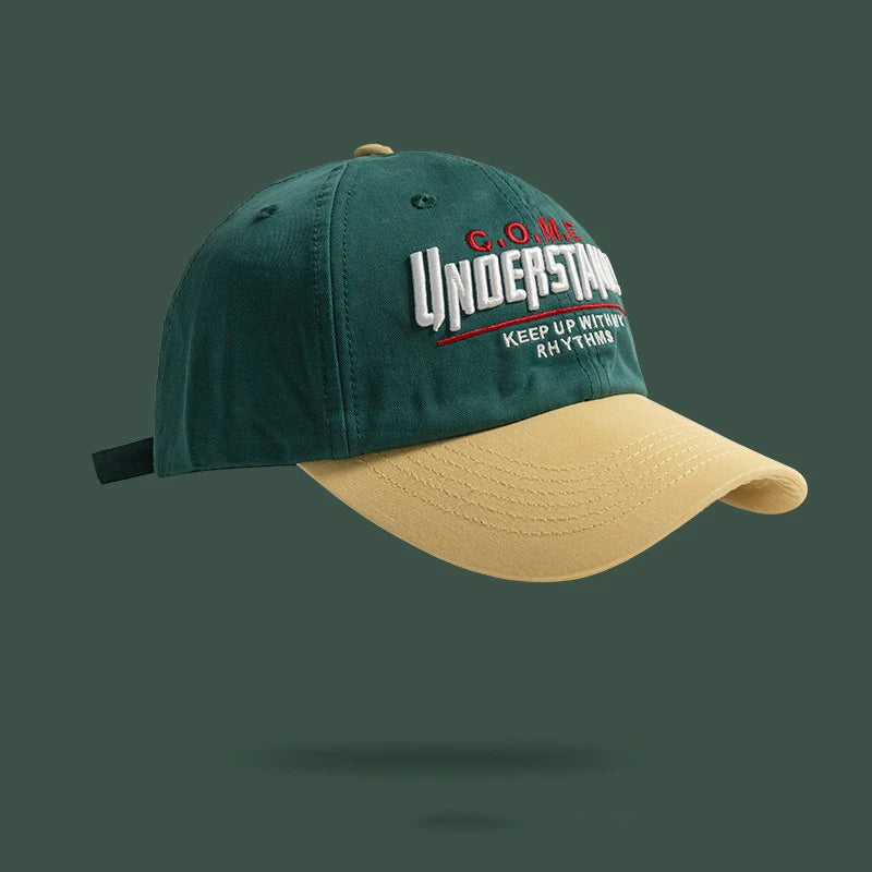 ORGANT VINTAGE Crest Cap – Sand & Forest