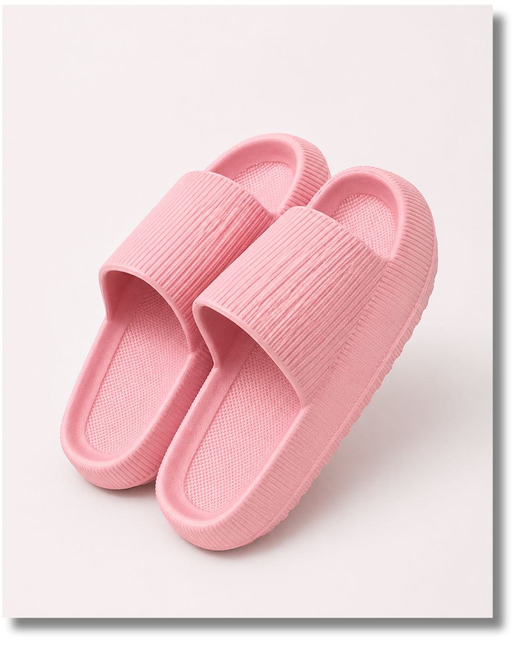 ORGANT SOFTFORM Ribbed Slide – Blush