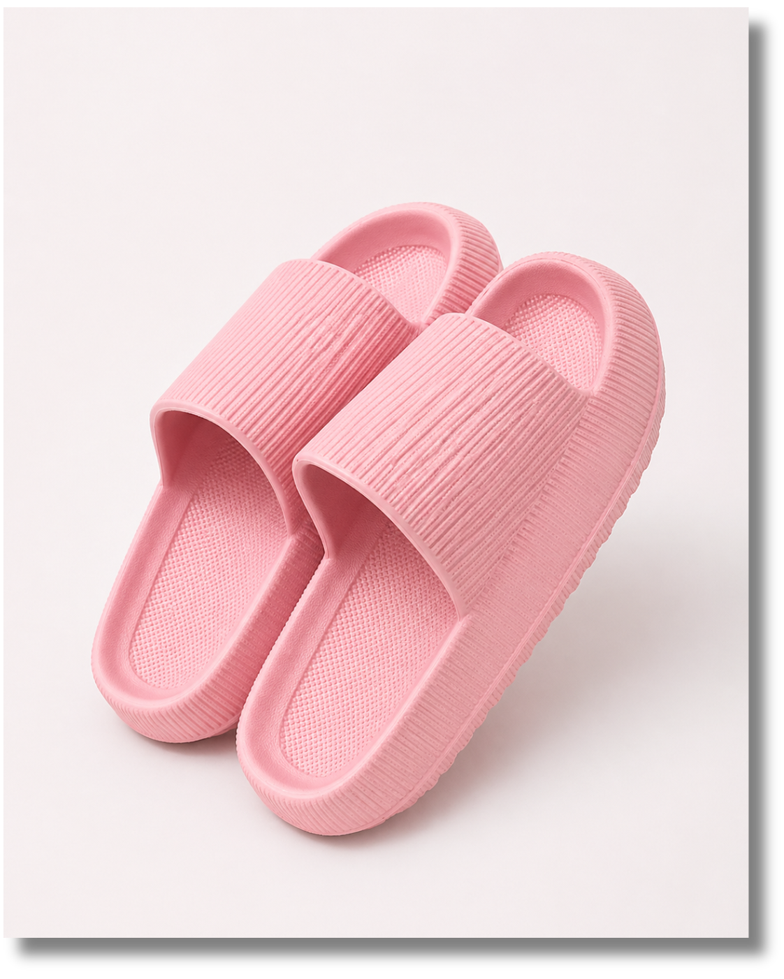 ORGANT SOFTFORM Ribbed Slide – Blush